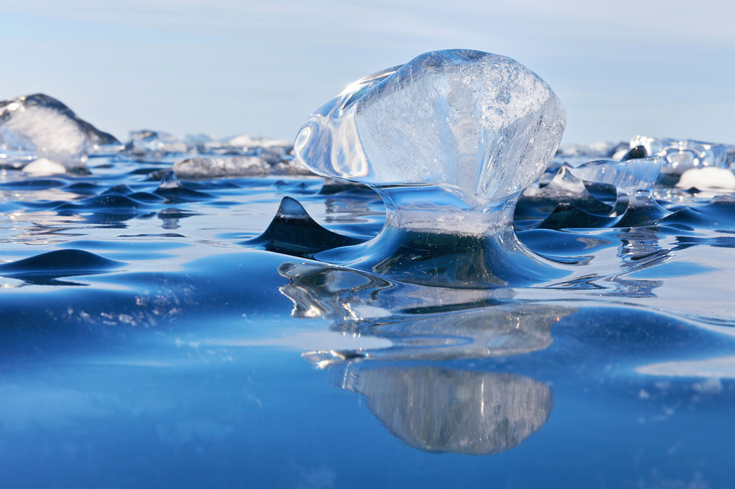 Baikal lake in Winter